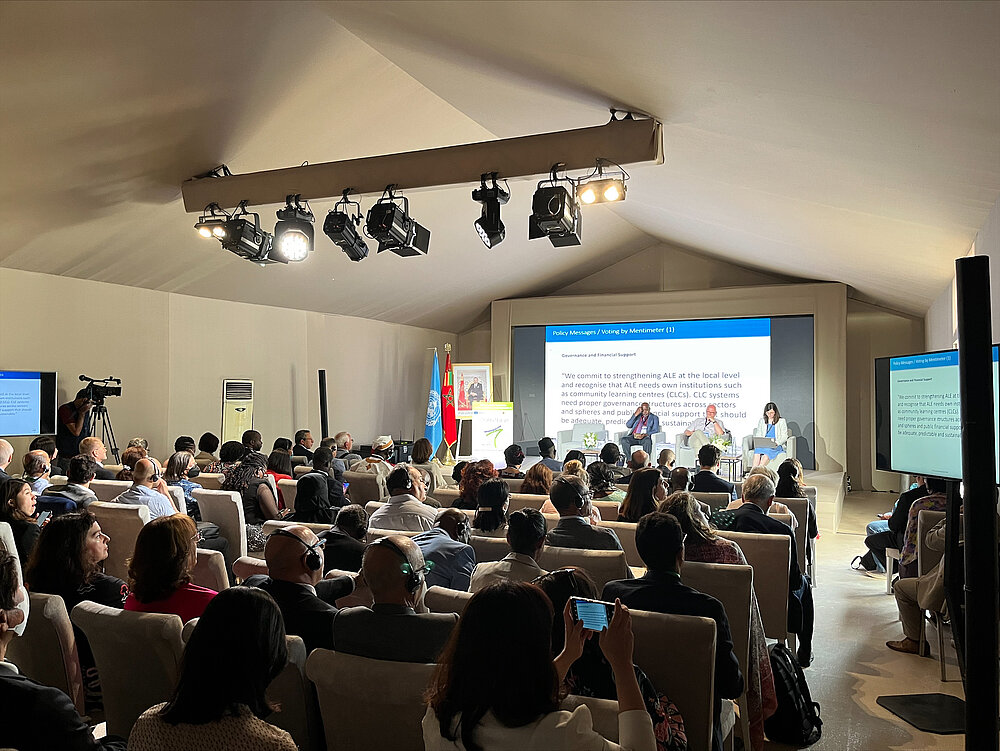 Workshop zu Community Learning Centres im Rahmen der CONFINTEA VII in Marrakesch