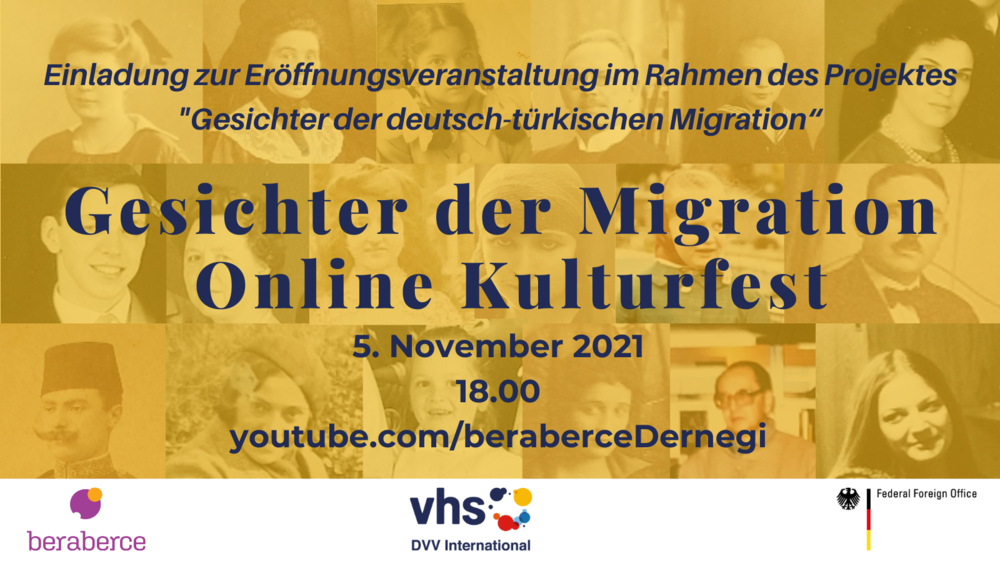 Online Kulturfest Gesichter der deutsch-türkischen Migration, beraberce, DVV International