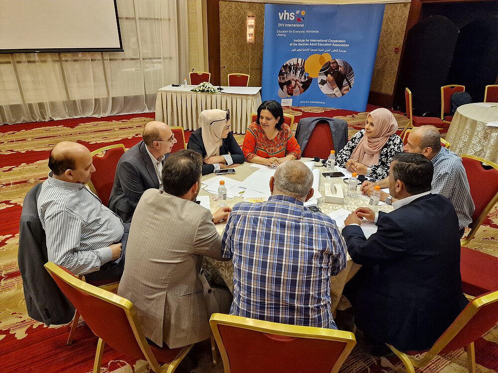 Groups during the seminar (Role of Adult Learning andEducationin Community Development)