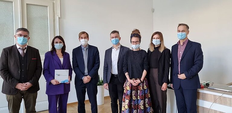 Treffen mit der Stadtverwaltung Lviv, DVV International