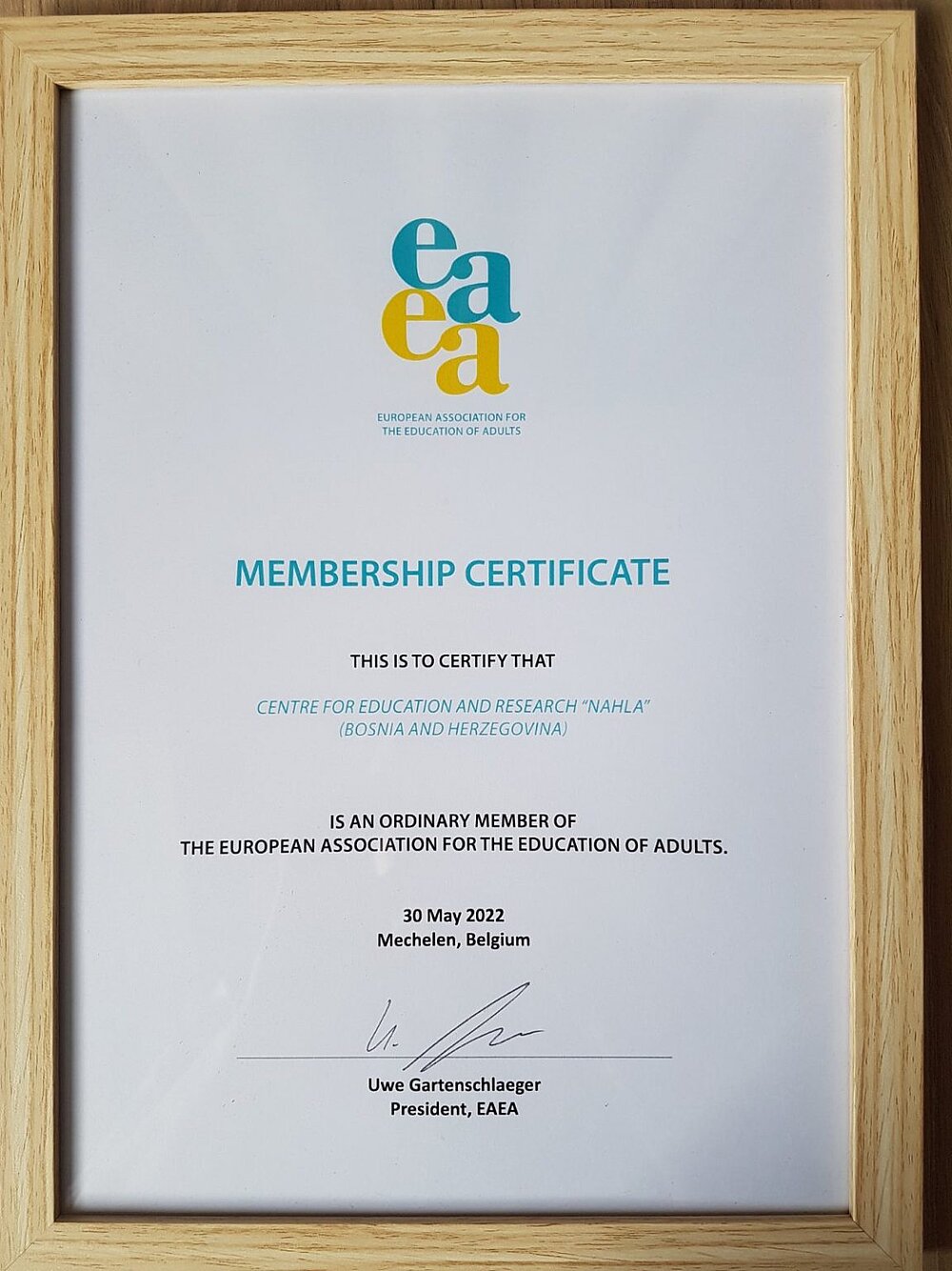 NAHLA Sarajevo and ALDI Goražde have become ordinary members of the Association