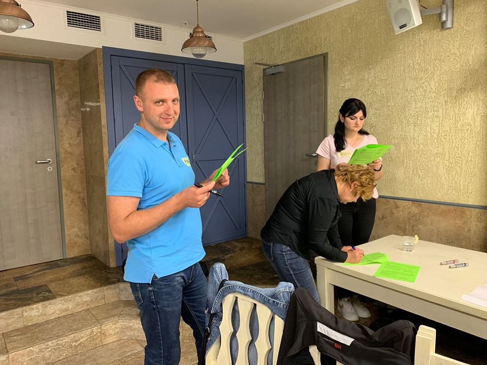 Роман на летнем семинаре для партнерских организаций в 2019 году